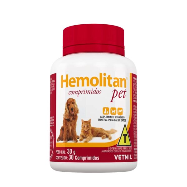 Hemolitan® Pet tablets (šūnu metabolisma prekursors) 30tbl 